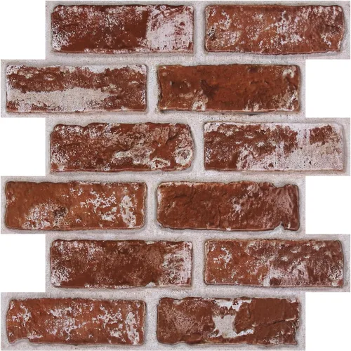 Miniatura 15 de COMSTICKC Paneles de pared de ladrillo sintético 3D para despegar y pegar, 10 piezas de 12 x 12 pulgadas, ladrillos pequeños blancos, papel tapiz