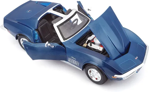 Miniatura 5 de Maisto 1/24 Edición Especial 1970 Chevrolet Corvette - Azul
