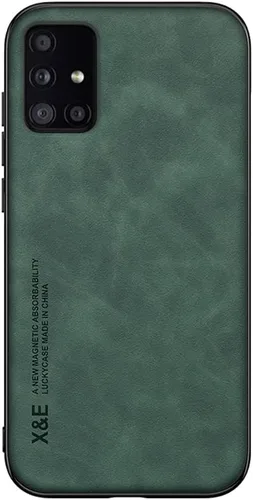 Miniatura 4 de Kepuch Silklike - Funda para Samsung Galaxy A51 5G - Cubierta de parachoques con placa metálica incorporada para Samsung Galaxy A51 5G - Azul
