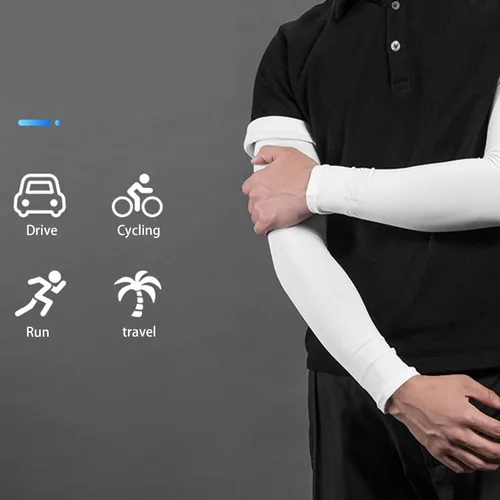 Miniatura 5 de Lywencom Manga de protección solar, (2 piezas) mangas de brazo transpirables frescas y cómodas adecuadas para una variedad de deportes al aire libre