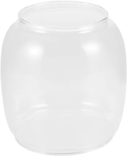 Cabilock Pantalla de cristal de repuesto para lámparas de queroseno, lámpara de globo, estilo vintage, mejora la estética de la iluminación al aire