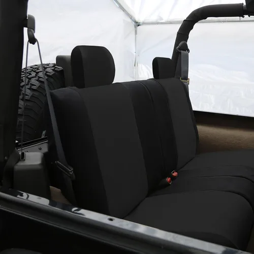 Miniatura 3 de FH Group Fundas de Asiento de Automóvil Juego Completo de Tela - Ajuste Universal, Fundas de Asiento Automotrices, Fundas de Asiento Delantero de 1