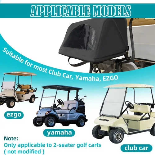Miniatura 5 de Kit de cubierta de lluvia para bolsa trasera universal Carro de golf OEM
