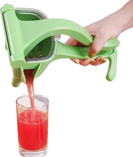 Miniatura 2 de Exprimidor manual de frutas de acero inoxidable: Exprimidor de prensa de limón resistente para extracción de cítricos sin esfuerzo, exprimidor