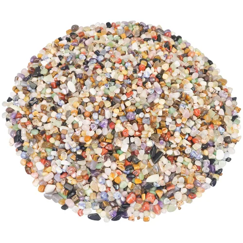 Miniatura 19 de Piedras de jardín, guijarros de paisajismo, rocas de río, piedras ornamentales decorativas, rocas alisadas para plantas en maceta, relleno de jarrón