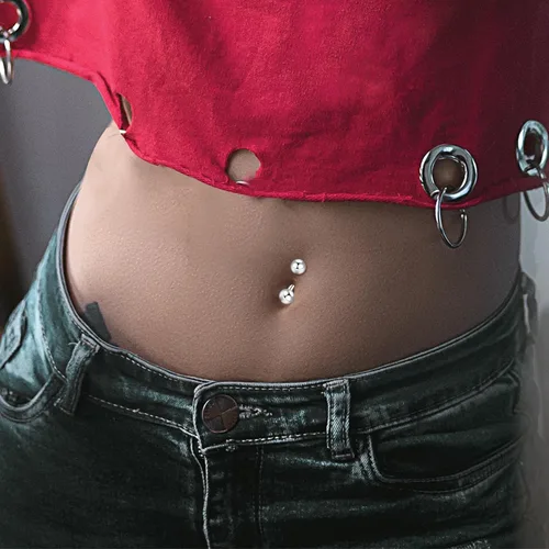 Miniatura 5 de Juego de 25/33 piercings de acero inoxidable para nariz, lengua, cartílago, ceja, ombligo, ombligo, cartílago, cejas, ombligo, 25/33 unidades, 18/33