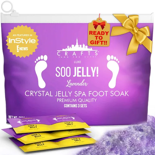 Miniatura 9 de Crafts And The City SOO Jelly - Paquetes de pedicura para pies - Gel de pedicura para pies - Gel de pedicura para pies - Gel de pedicura para pies