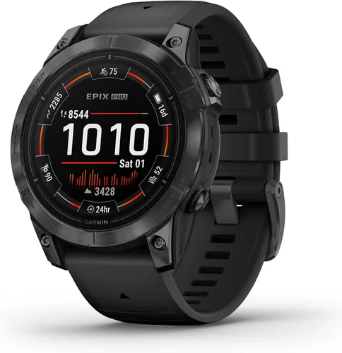 Miniatura 9 de Garmin epix Pro (Gen 2) Edición Zafiro, 42mm, Reloj inteligente de alto rendimiento, Tecnología de entrenamiento avanzada, Linterna incorporada, Oro