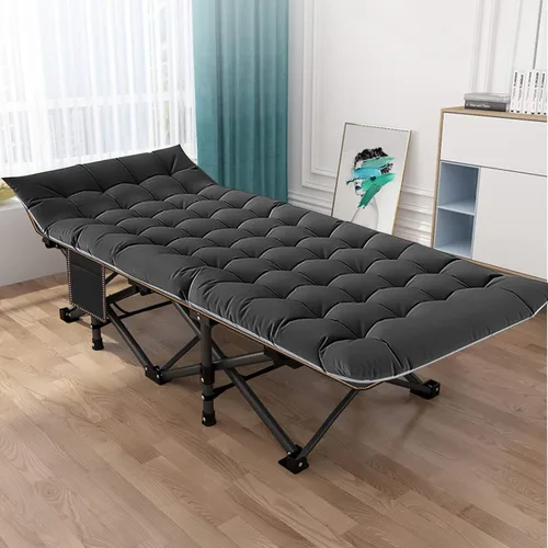 Miniatura 7 de NAIZEA Catres plegables para adultos, catre plegable con colchón, cama plegable para camping, catre militar portátil, catres de dormir Oxford