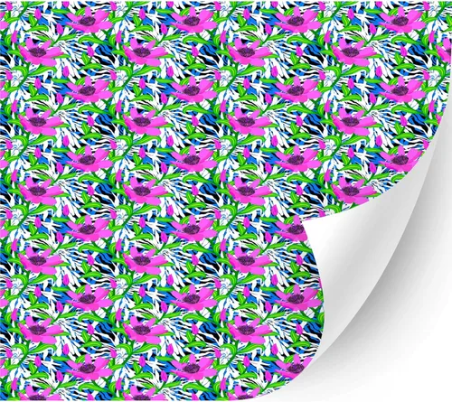 Miniatura 14 de HTV4U Vinilo de transferencia de calor con estampado floral (flor de acacia, 13.5 x 12 pulgadas), vinilo impreso para planchar, papel de prensa