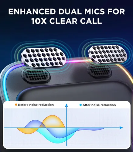 Miniatura 9 de JOYROOM Adaptador AUX Bluetooth 6.0 para automóvil, cancelación de ruido de micrófonos duales, Plug and Play, botón multifunción, adaptador de audio