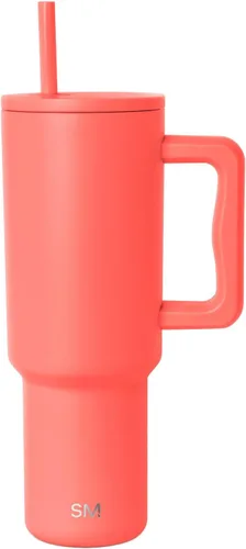 Miniatura 67 de Simple Modern Vaso Trek de 40 oz con Asa y Tapa con Pajilla Vaso de Viaje Aislado de Acero Inoxidable Apto para Portavasos Slumberland