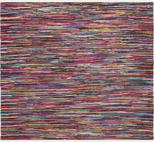 Miniatura 11 de SAFAVIEH Rag Rug Collection - Alfombra decorativa de 2 x 3 pies, color gris, hecha a mano, de algodón a rayas, ideal para zonas de alto tráfico