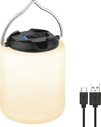 Miniatura 8 de BOBKID Linterna de camping LED, luz de camping recargable, linternas de 4 modos para exteriores con 1000LM, linterna de campamento portátil
