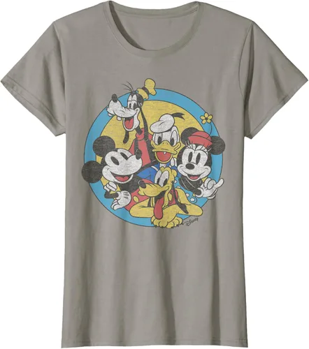 Miniatura 33 de Disney Camiseta retro de Mickey and Friends Group Shot