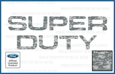 Miniatura 19 de 2008-2016 Insertos de letras para portón trasero (calcomanías delgadas) de reemplazo para Ford F250 F350 F450 Super Duty (2008-2016) Bandera