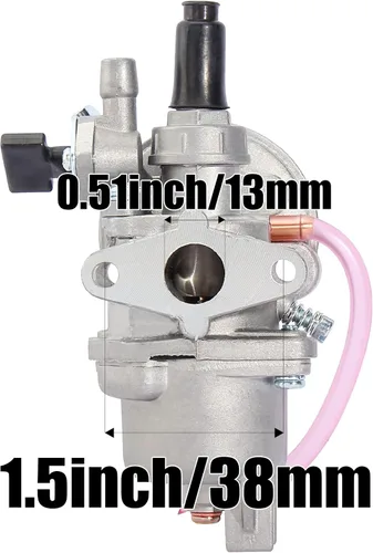 Miniatura 2 de Carburador para motor de 43cc - 47cc 49cc 2 tiempos Mini Moto ATV Quad Go Kart ciclomotor cortador de cepillo Minimoto X1 X2 X6 X8 Pocket Dirt