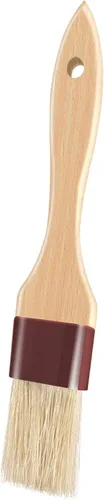 Cepillos de pastelería para hornear, brocha para asar con cerdas de jabalí y asas de madera dura de haya, cepillo de aceite culinario para barbacoa,