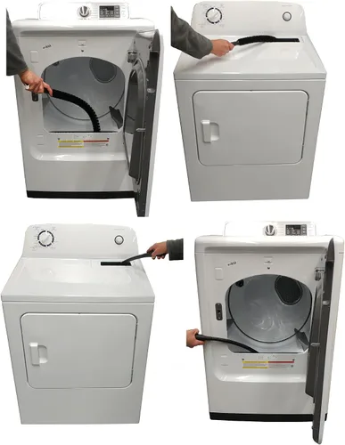 Miniatura 2 de Accesorio de vacío para ventilación de secadora, herramienta de limpieza de grietas para secadora de ropa, cepillo trampa de pelusa con manguera
