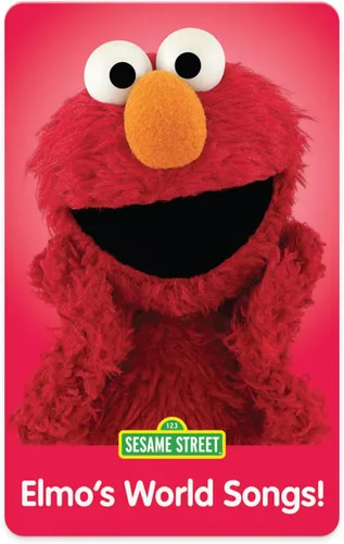 YOTO Sesame Street: Elmo's World Songs! - Tarjeta musical para niños para usar con reproductor y mini dispositivo de audio todo en 1, escucha sin