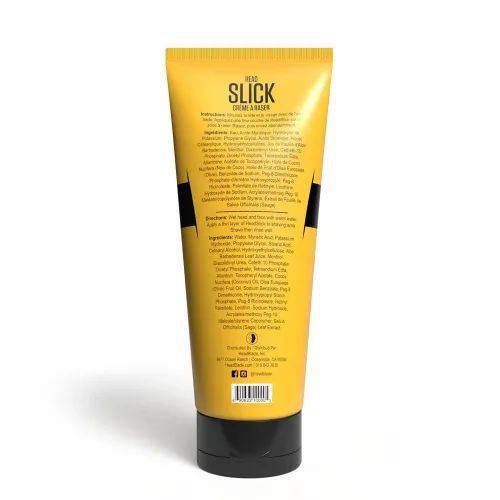 Miniatura 2 de Crema de afeitar HeadBlade HeadSlick 8 oz para un afeitado suave de cabeza para hombres calvos, ayuda con la irritación, enrojecimiento y quemaduras