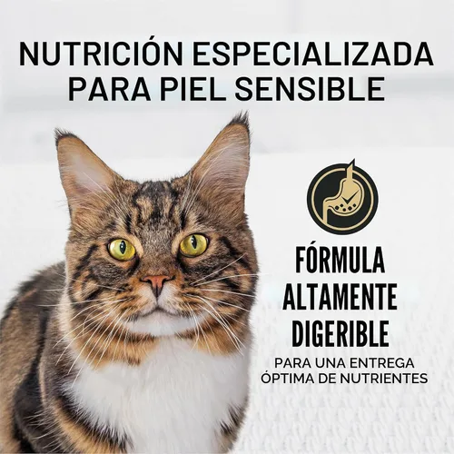 Miniatura 3 de Purina Pro Plan para gatos con piel y estómago sensible, comida seca para gatos adultos