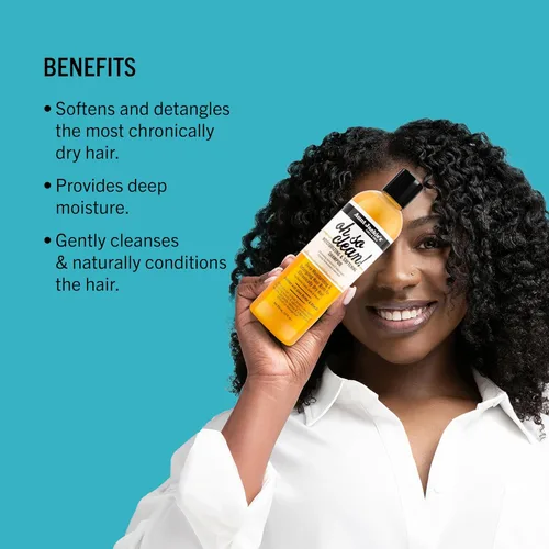Miniatura 9 de Aunt Jackie's Curls and Coils Oh So Clean Champú Hidratante Profundo y Suavizante para Cabello para Rizos Naturales, Espirales y Ondas, Enriquecido
