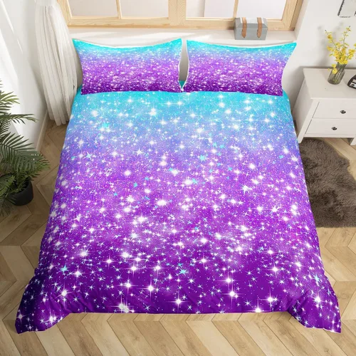 Miniatura 29 de Feelyou Love Gymnastics - Juego de ropa de cama de gimnasia para niñas y niños, ejercicios de suelo, ballet, funda de edredón decorativa de Multi 902