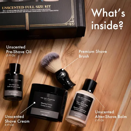 Miniatura 2 de El Arte del Afeitado Kit de Afeitado para Hombres - El Regalo Perfecto para El Afeitado Perfecto con Crema de Afeitar, Cepillo de Afeitar, Bálsamo