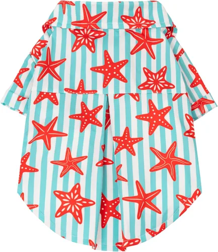 Miniatura 14 de Fitwarm Camisa hawaiana para perro con aguacate, ropa divertida de verano para perros pequeños, niños y niñas, acogedor atuendo con cuello