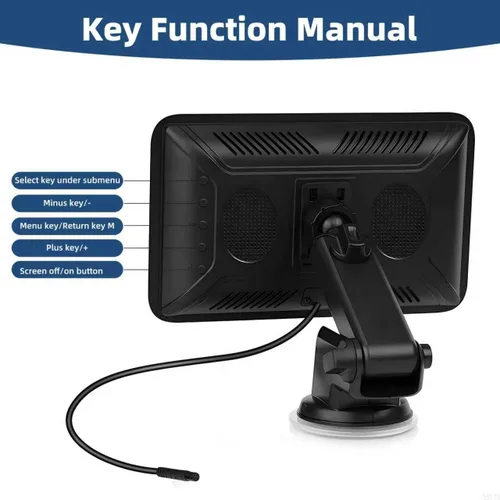 Miniatura 7 de Kit de cámara de respaldo para camión, monitor HD 2K de 7 pulgadas, vista frontal y trasera, visión nocturna, impermeable IP69, líneas de rejilla