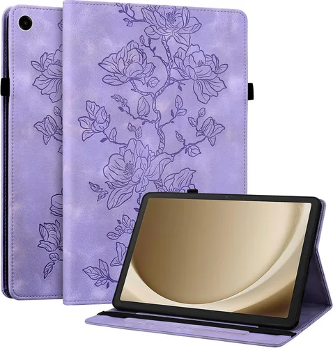 Miniatura 51 de Funda para Samsung Galaxy Tab S5e 10.5 2019 Modelo SM-T720/T725/T727, funda delgada de piel sintética con soporte multiángulo y soporte