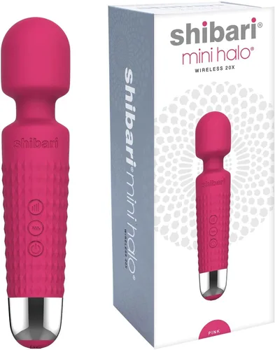 Miniatura 12 de Shibari Mini Vibrador Halo, Masajeador de Varita, Inalámbrico, Silencioso, Alta Potencia e Impermeable, Estimulación del Clítoris por Vibración