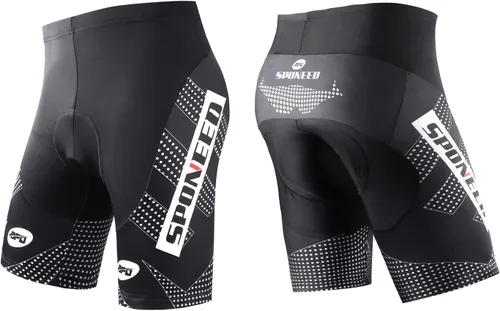 Miniatura 142 de sponeed Pantalones cortos de ciclismo para hombre, pantalones acolchados para ciclismo, ropa de ciclismo
