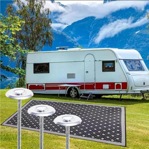 Miniatura 5 de Estacas de alfombra de patio al aire libre para caravana de alta temperatura, 8 pulgadas, paquete de 10 Paq de 10