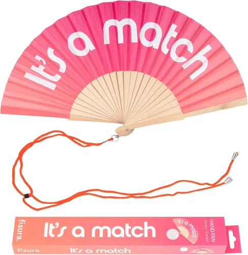 Miniatura 16 de Fisura Ventilador plegable original, mejor tarde que feo, abanicos de mano de madera para mujeres plegables - Diseño rosa y rojo para raves