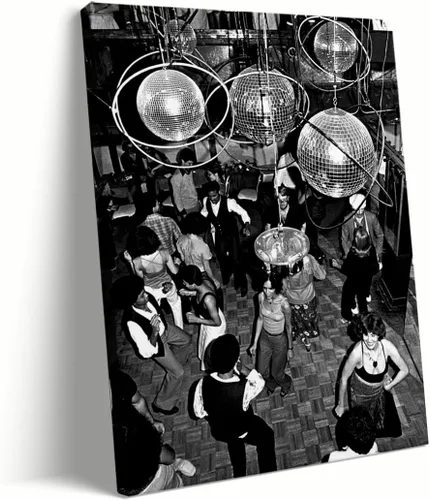 Miniatura 6 de Póster vintage de los años 80, póster en blanco y negro, arte para la pared de las mujeres saltando al agua, arte de playa, arte de verano, barco