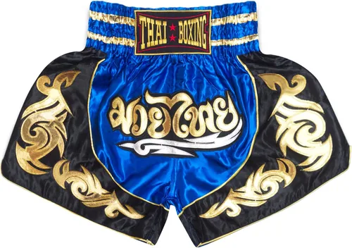 Miniatura 2 de SIAMKICK Pantalones cortos de Muay Thai para niños (4 años a 10 años), boxeo, kickboxing, artes marciales mixtas para niños y niñas