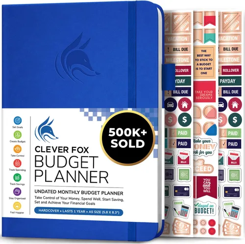 Miniatura 38 de Clever Fox Planificador de presupuesto de bolsillo, mini cuaderno de seguimiento de gastos. Organizador de presupuestos mensual, cuaderno