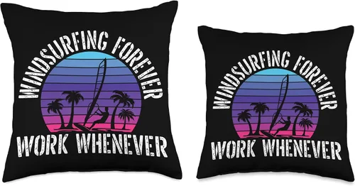 Miniatura 3 de Windsurfing Surfing Board Water Sports Throw Pillow