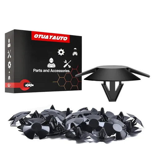 Miniatura 24 de OTUAYAUTO 10184895 140 clips de retención de remaches de plástico para puerta de parachoques de guardabarros de repuesto para Jeep Wrangler 07-20