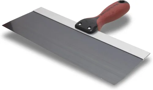 Marshalltown DuraSoft II - Cuchillo de cinta de 12 pulgadas, hoja de acero azul, para acabado de paneles de yeso, 4512D