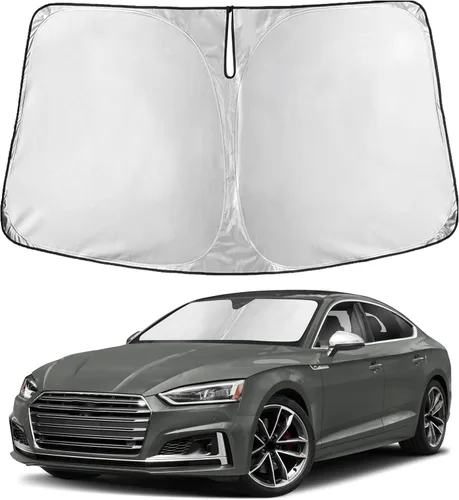 Miniatura 240 de Econour Parasol para parabrisas compatible con Honda Civic 2016-2021, protector de parasol plegable para ventana, bloquea los rayos UV y mantiene tu