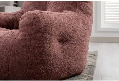 Miniatura 6 de anwickjeff Sillones puf, puf de relleno suave copetudo con relleno, sofá perezoso esponjoso, tumbona imperial gigante para dormitorio, sala de estar
