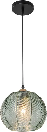 Miniatura 32 de Moderna lámpara colgante con enchufe de mediados de siglo, lámpara colgante de vidrio lechoso, lámpara colgante enchufable con luz de techo