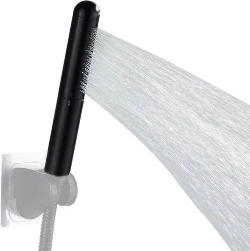 Miniatura 7 de Cabezal de ducha de mano con manguera extra larga y soporte de pared cromado pulido Cromo+manguera extra larga