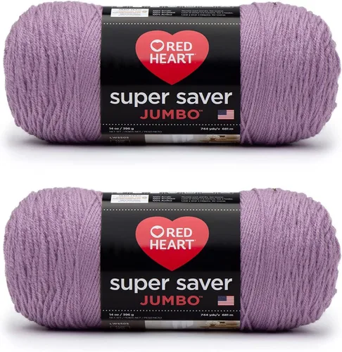 Miniatura 73 de Red Heart Super Saver Jumbo Ovillo de lana, Amatista