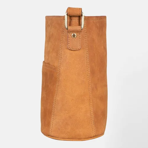Miniatura 8 de LEABAGS Bolso bandolera de cuero - Bolso vintage de cuero genuino de búfalo - Bolso de mensajero de hombro para hombres y mujeres Maletín Milano
