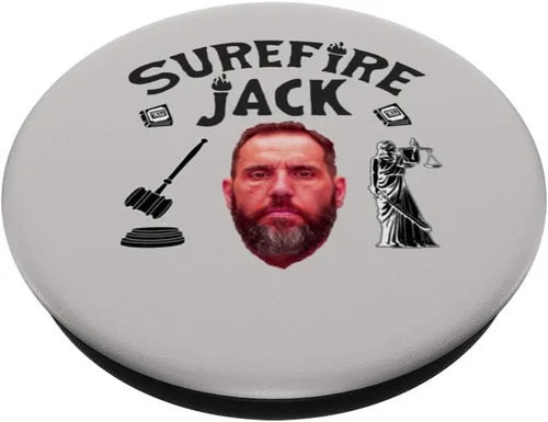 Miniatura 2 de Jack Smith Parody Surefire Jack Justice & Law PopSockets Swappable PopGrip