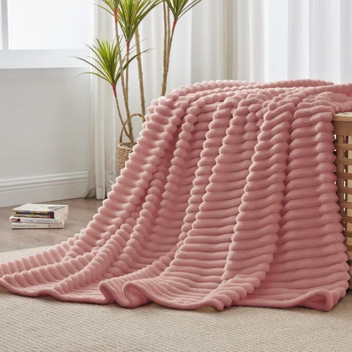 Miniatura 16 de BEDELITE Manta de forro polar para sofá, 10.58 oz/m², suave y cálida, manta acuática esponjosa, manta decorativa y de regalo para mujeres, hombres